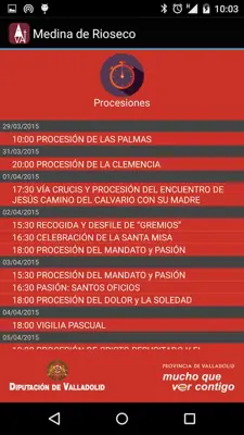 Provincia de Valladolid en S.S android App screenshot 4
